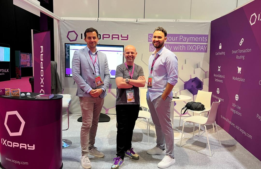 The IXOPAY team at our stand