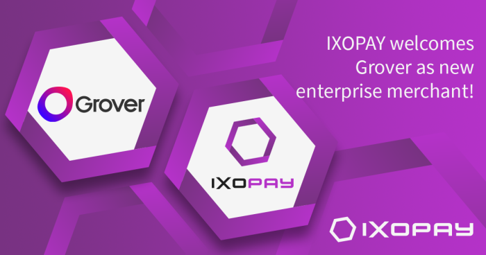 Grover Chooses IXOPAY