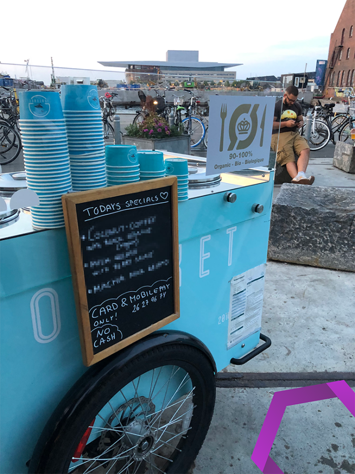 No cash, mobile payment only in Reffen, Copenhagen